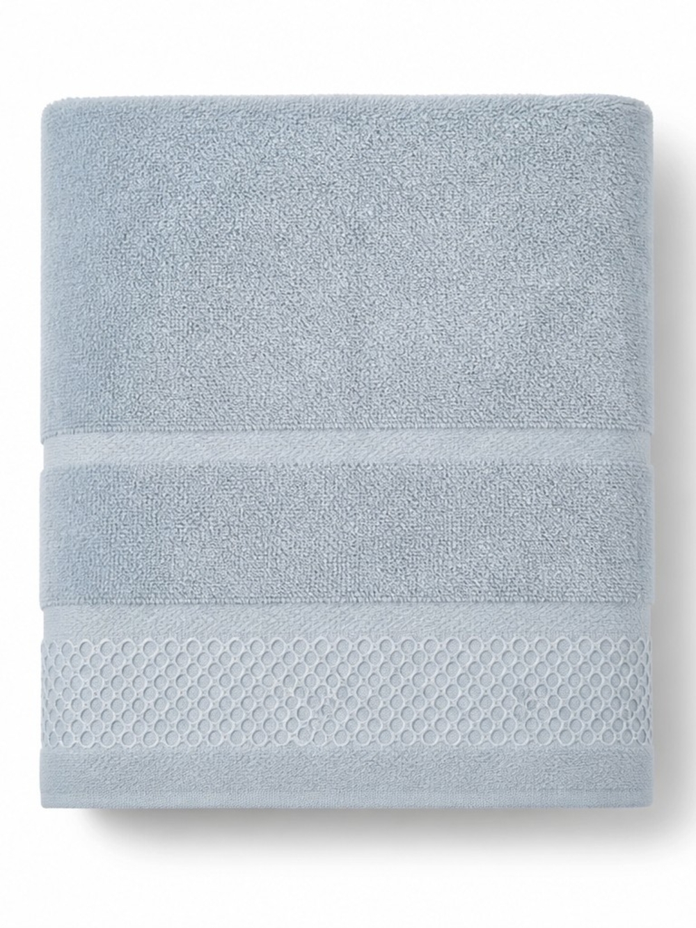 Plush Light Blue Hand Towel - Soft Absorbent Luxury